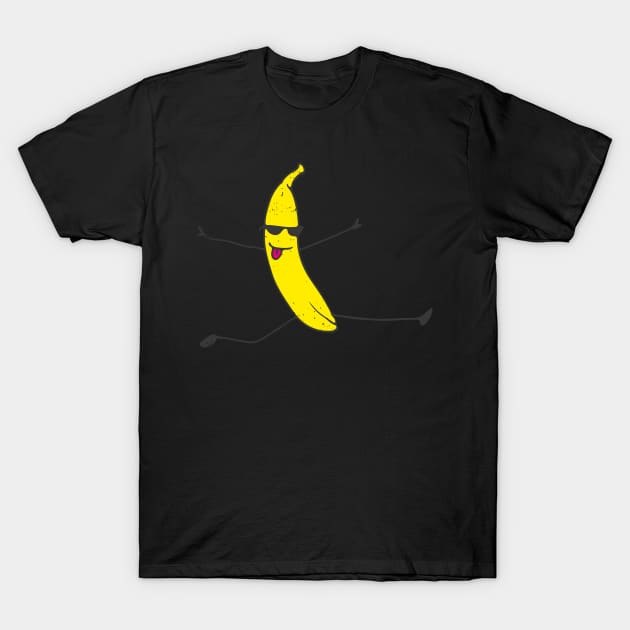 Banana Split Banana Fruits Healthy Eating T-Shirt by Kater Karl